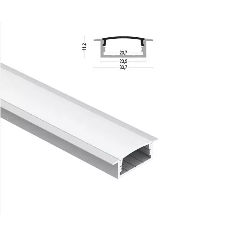 Kodėl LED stačiakampio aliuminio profilis yra būtinas juostelių šviesos įrenginiams?